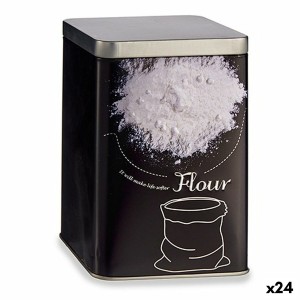 Gefäß Kinvara W7067-2 W7067-2 Schwarz 1 L Mehl (24 Stück) |  Brotdo...