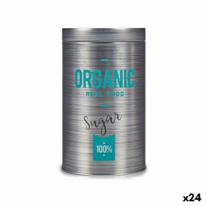 Zuckerdose Kinvara 570/386002C Organic Grau Weißblech 10,4 x 18,2 x...
