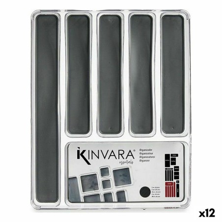Besteckkasten Kinvara W623317 W623317 Grau Durchsichtig Silikon Kun...