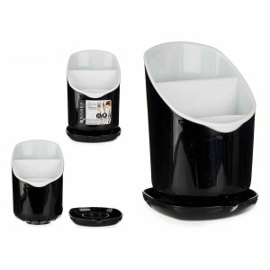 Abtropfbehälter für Besteck Kinvara AP-9143 AP-9143 Weiß Schwarz Ku...