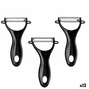 Fruit and Vegetable Peeler Kinvara 86886 86886 Black Stainless stee...