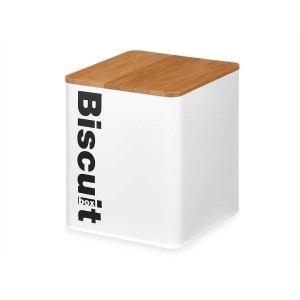 Boîte à biscuits et à gâteaux Kinvara W5003BM W5003BM Blanc Métal 1...