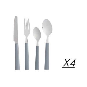 Ensemble de Couverts Kinvara KT166096-1C-G KT166096-1C-G Gris Argen...