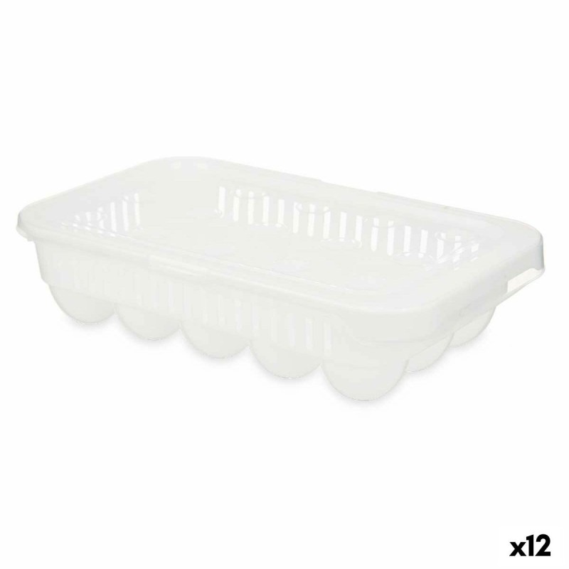Egg cup Kinvara 02 1067 02 1067 White Transparent Plastic 17,5 x 7 ... Egg cup Kinvara 02 1067 02 1067 White Transparent Plastic 17,5 x 7 ...