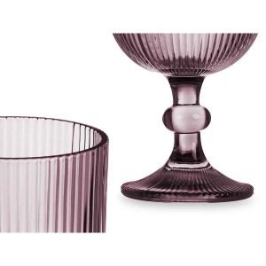 Weinglas Vivalto OCT-DK80005SC OCT-DK80005SC Rosa Glas 260 ml Strei...