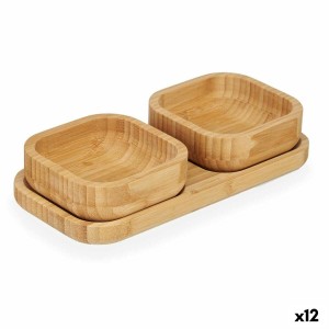 Ensemble à apértif Kinvara CN-KT225030 CN-KT225030 Marron Bambou 23...