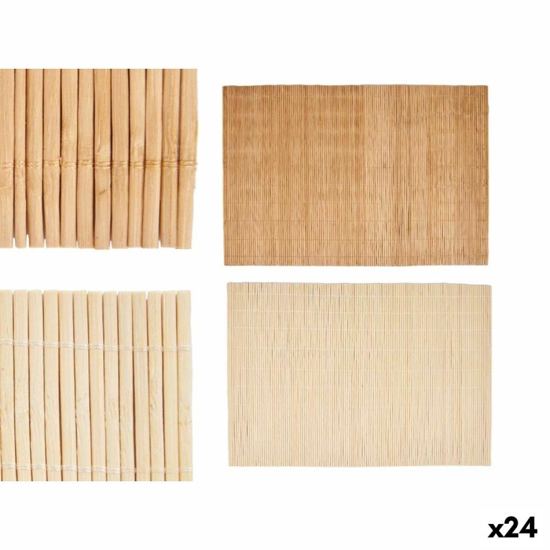 Table Mat Kinvara AR1810524-2 AR1810524-2 Brown Light brown Bamboo ...