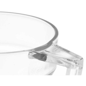 Tasse Kaffee und Tee Vivalto ZLQ02/BHA6 ZLQ02/BHA6 Durchsichtig Gla...