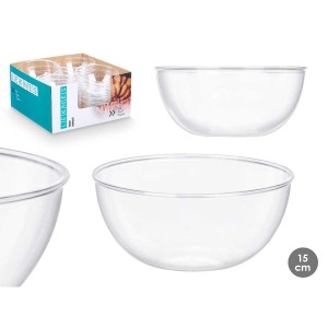 Set of bowls Leknes CK80678 CK80678 Transparent Plastic 700 ml 15,2...