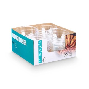 Set of bowls Leknes CK80678 CK80678 Transparent Plastic 700 ml 15,2...