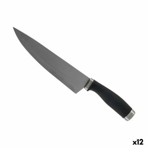 Couteau de cuisine Kinvara KT11-5603-01 Noir Argenté Acier inoxydab...