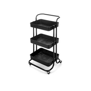 Chariot de Cuisine Kinvara WR4338-TJ PRO.1 Noir Métal polypropylène...