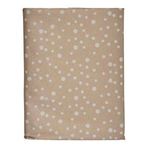 Tischdecke Kinvara BABEL BEIGE 41 BABEL BEIGE 41 Weiß Beige Jacquar...