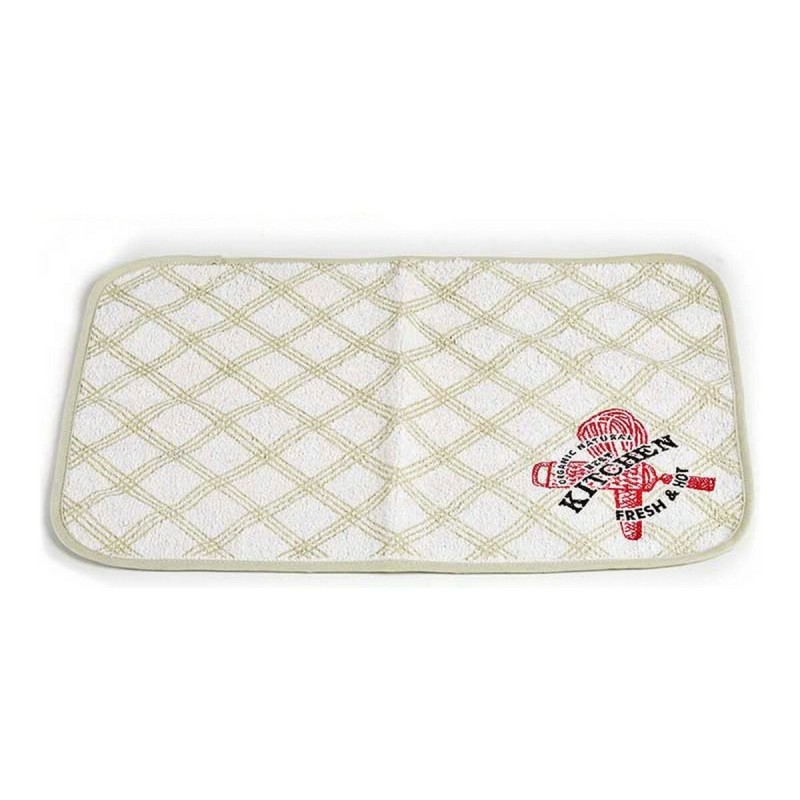 Place mat Kinvara 9999 Kitchen White Green |  Table Runners and Tab...