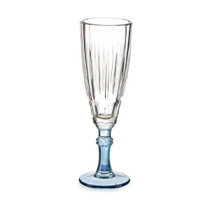 Champagnerglas Vivalto PR05720ST3/BHA6 PEAC Exotic Blau Kristall 17...