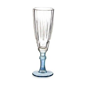 Champagnerglas Vivalto PR05720ST3/BHA6 PEAC Exotic Blau Kristall 17...