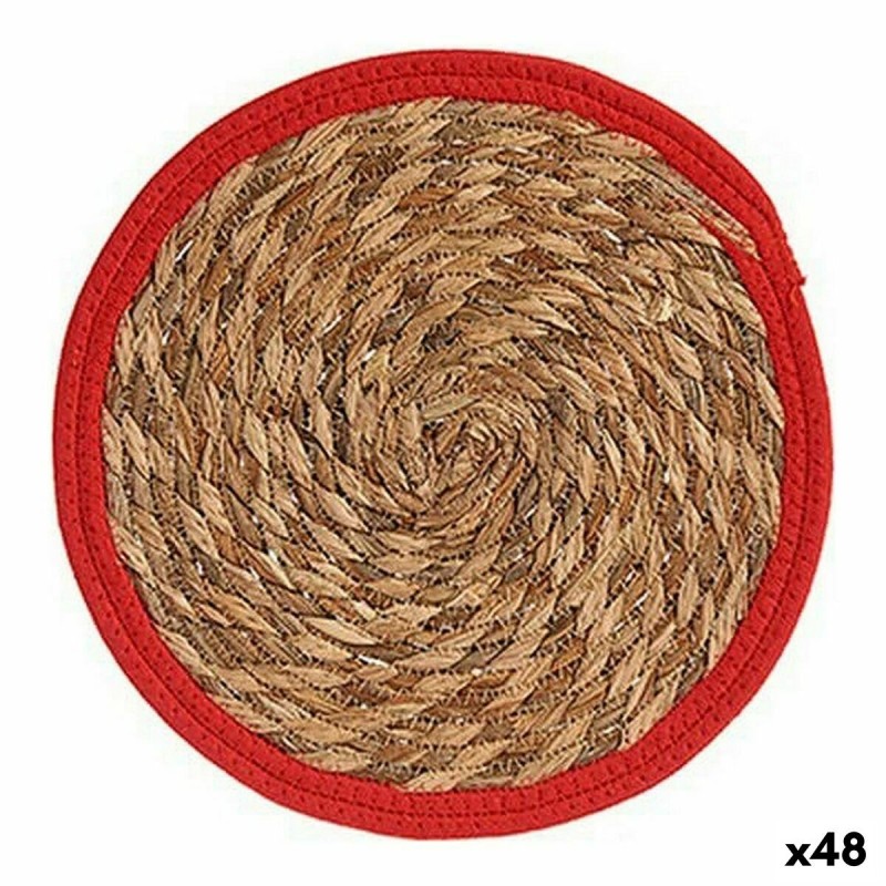 Untersetzer Gift Decor 89718 89718 Rot natürlich Naturfaser 30 x 1 ...