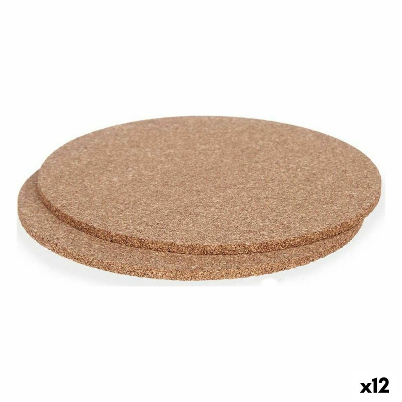 Untersetzer-Set Kinvara KT166139R KT166139R natürlich Kork 18 x 1 x...