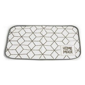 Table Mat Kinvara 9999 9999 White Grey 33 x 0,3 x 48 cm (12 Units) ...