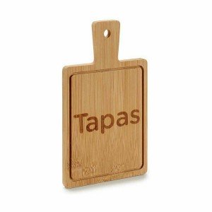 Tablett für Snacks Kinvara SJ3715 SJ3715 Schwarz Holz 11 x 1 x 19,5...