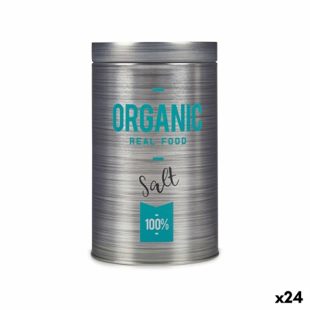 Salt cellar Kinvara 570/386002D Organic Grey Tin 10,4 x 18,2 x 10,4...