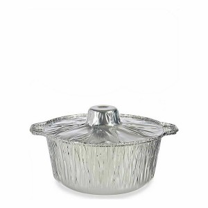 Casseroles Kinvara 66105 66105 Argenté Argent Jetable Avec couvercl...
