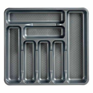 Besteckkasten Kinvara 041188 041188 Grau Kunststoff 39 x 5 x 42,5 c...