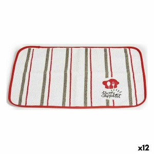 Untersetzer Kinvara 9999 Bon Appetit Weiß Rot 33 x 0,3 x 48 cm (12 ...