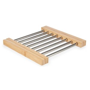 Untersetzer Kinvara 90951 90951 Braun Silberfarben Silber Metall Ba...
