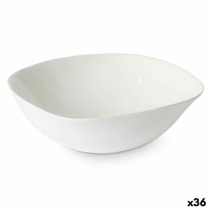 Bol Vivalto LFW-75 LFW-75 Blanc Verre opalin Carré 17,5 x 6 x 17,5 ...