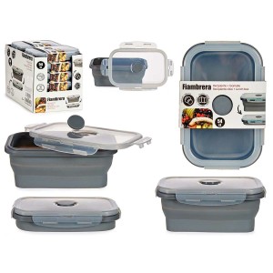 Lunchbox Kinvara CH19130-1 CH19130-1 Grau Durchsichtig ABS 540 ml (...