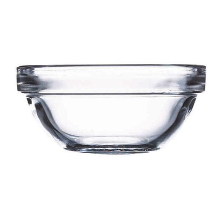 Salad Bowl Luminarc Apilable Transparent Glass 8 cm 6 Pieces (6 pcs...