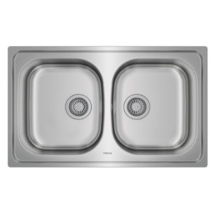 Doppelspülbecken Teka Universe 115040007 80 cm |  Waschbecken   | C...