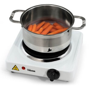 Herdplatte Tristar KP6185 1000W Weiß |  Kochplatten   | Chef Up