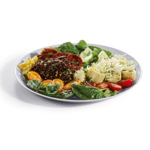 Assiette plate Luminarc Diwali Gris verre Verre trempé (Ø 27 cm) (2...