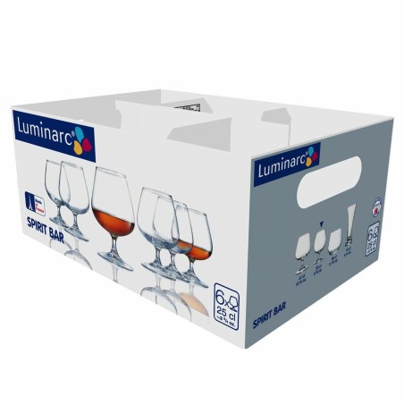 Balloon Glass Luminarc Spirit Bar Transparent Glass 6 Units 250 ml ...