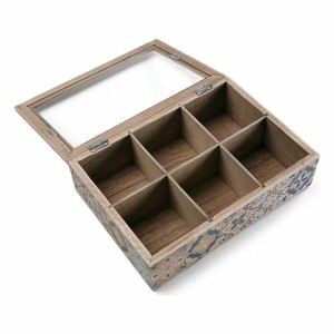 Teebox Versa Holz 17 x 7 x 24 cm |  Weiteres Zubehör und Kochgeschi...