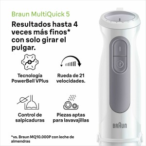 Hand-held Blender Braun MultiQuick 5 MQ 50001 M 1000 W White |  Ble...