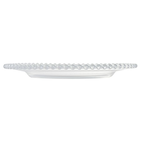 Flacher Teller Home ESPRIT Durchsichtig Kristall 27 X 27 X 2,6 CM |...