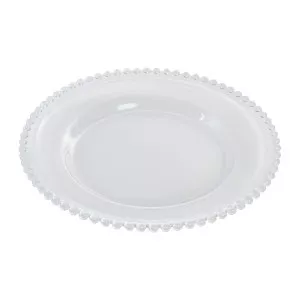 Flat Plate Home ESPRIT Transparent Crystal 27 X 27 X 2,6 CM |  Plat...