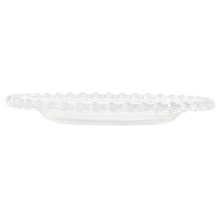 Flacher Teller Home ESPRIT Durchsichtig Kristall 15,6 x 15,6 x 1,7 ...
