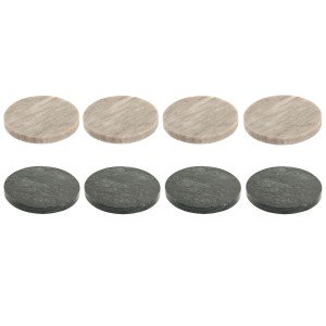 Coasters Home ESPRIT Green Beige Marble 10 x 10 x 5 cm (2 Units) (4...