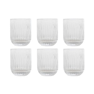 Set of glasses Home ESPRIT Transparent Crystal 275 ml (6 Units) |  ...