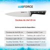 Kitchen Knife Tefal K23207 Black 7" Stainless steel 20 cm