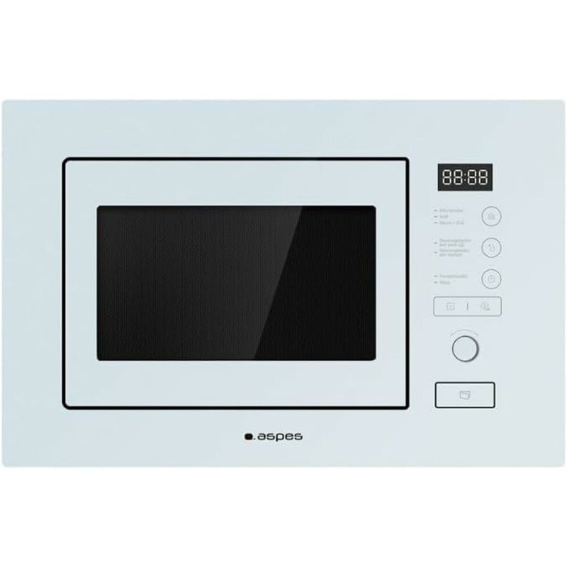 Mikrowelle mit Grill Aspes AMWI2800DGB Weiß 800 W 20 L |  Mikrowell...