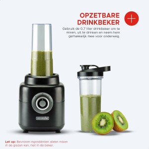 Cup Blender Bourgini 213002 1400 W 1,75 L |  Blenders   | Chef Up
