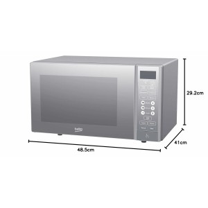 Micro-ondes avec Gril BEKO MGF23330S  23L Argenté 900 W 23 L |  Mic...