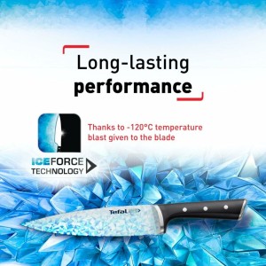 Kitchen Knife Tefal K2320514 ICE FO Black Stainless steel 9 cm