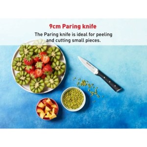 Kitchen Knife Tefal K2320514 ICE FO Black Stainless steel 9 cm