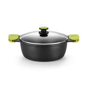 Casserole BRA FOODIE   24CM Noir Ø 24 cm |  Poêles et casseroles   ...